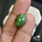 natural turquoise 8.71ct green cabochon stone, GK Jewelers Pakistan authentic gemstone photo