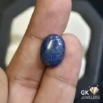 natural lapis lazuli 9.78ct blue cabochon stone - GK Jewelers Pakistan authentic gemstone photo