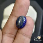 natural lapis lazuli 8.08ct blue cabochon stone, GK Jewelers Pakistan authentic gemstone photo