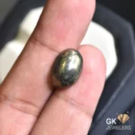 natural pyrite 12.54ct yellow oval stone, GK Jewelers Pakistan authentic gemstone photo