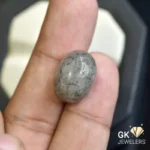 natural quartz 16.96ct black cabochon stone, GK Jewelers Pakistan authentic gemstone photo